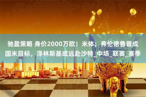 驰盈策略 身价2000万欧!米体:弗伦德鲁普成国米目标,泽林斯基或远赴沙特_中场_联赛_赛季