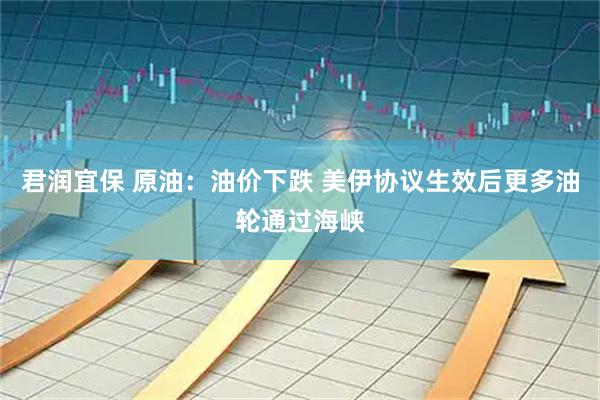 君润宜保 原油：油价下跌 美伊协议生效后更多油轮通过海峡
